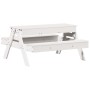 Mesa de pícnic con arenero de niños madera maciza pino blanco de , Mesas de jardín - Ref: Foro24-832593, Precio: 114,99 €, De...