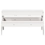 Mesa de pícnic con arenero de niños madera maciza pino blanco de , Mesas de jardín - Ref: Foro24-832593, Precio: 114,01 €, De...