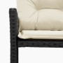 L-förmiges Gartensofa mit Tisch und Kissen schwarzes PE-Rattan von , Outdoor-Sofas - Ref: Foro24-365571, Preis: 247,11 €, Rab...