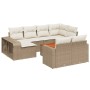 11-teiliges Gartensofa-Set mit beigen synthetischen Rattankissen von , Gartensets - Ref: Foro24-3228918, Preis: 752,92 €, Rab...