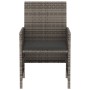 Garden chairs and table with cushions 3 pieces gray PE rattan by , Garden sets - Ref: Foro24-365125, Price: 196,43 €, Discoun...