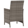 Garden chairs and table with cushions 3 pieces gray PE rattan by , Garden sets - Ref: Foro24-365119, Price: 210,00 €, Discoun...