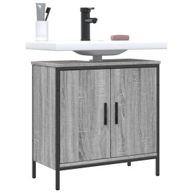 Bathroom vanity cabinet in gray Sonoma engineered wood, 60x30x60 cm. by , Dressing tables - Ref: Foro24-842449, Price: 65,35 ...