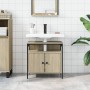 Armario lavabo baño madera ingeniería roble Sonoma 60x30x60 cm de , Tocadores - Ref: Foro24-842437, Precio: 62,61 €, Descuent...