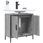 Armario lavabo baño madera ingeniería gris Sonoma 60x30x60 cm de , Tocadores - Ref: Foro24-842449, Precio: 65,35 €, Descuento: %