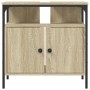 Bathroom vanity cabinet in Sonoma oak engineered wood, 60x30x60 cm. by , Dressing tables - Ref: Foro24-842437, Price: 62,61 €...