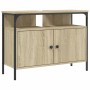 Bathroom vanity cabinet in Sonoma oak engineered wood, 80x30x60 cm. by , Dressing tables - Ref: Foro24-842442, Price: 67,08 €...