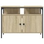 Bathroom vanity cabinet in Sonoma oak engineered wood, 80x30x60 cm. by , Dressing tables - Ref: Foro24-842442, Price: 67,08 €...