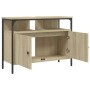 Bathroom vanity cabinet in Sonoma oak engineered wood, 80x30x60 cm. by , Dressing tables - Ref: Foro24-842442, Price: 67,08 €...