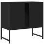 Bathroom sink cabinet in black engineered wood, 60x33x60 cm. by , Dressing tables - Ref: Foro24-842456, Price: 54,49 €, Disco...