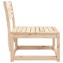 Solid pine wood garden sofa by , Outdoor sofas - Ref: Foro24-844669, Price: 48,28 €, Discount: %