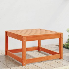 Solid pine wood garden stool in brown wax. by , Outdoor sofas - Ref: Foro24-844681, Price: 48,02 €, Discount: %