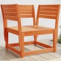 Garden chair made of solid pine wood in brown wax. by , Outdoor sofas - Ref: Foro24-844676, Price: 92,73 €, Discount: %