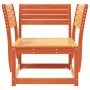 Garden chair made of solid pine wood in brown wax. by , Outdoor sofas - Ref: Foro24-844676, Price: 92,73 €, Discount: %