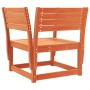 Garden chair made of solid pine wood in brown wax. by , Outdoor sofas - Ref: Foro24-844676, Price: 92,73 €, Discount: %