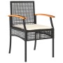 5-piece garden furniture set with black synthetic rattan cushions by , Garden sets - Ref: Foro24-3213597, Price: 317,70 €, Di...