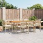 9-teiliges Garten-Esszimmer-Set mit Kissen synthetisches Rattan beige von , Gartensets - Ref: Foro24-3213583, Preis: 707,31 €...