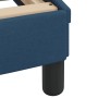 Estructura de cama con cabecero de tela azul 140x190 cm de , Camas y somieres - Ref: Foro24-373171, Precio: 167,46 €, Descuen...