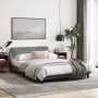 Bed frame with light gray fabric headboard 140x190 cm by , Beds and slatted bases - Ref: Foro24-373165, Price: 138,91 €, Disc...