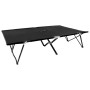 Black steel folding double lounger by vidaXL, Loungers - Ref: Foro24-47760, Price: 110,61 €, Discount: %