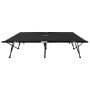 Black steel folding double lounger by vidaXL, Loungers - Ref: Foro24-47760, Price: 110,61 €, Discount: %