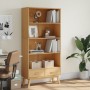 4-level OLDEN solid pine wood shelf in brown color by , Bookcases and shelves - Ref: Foro24-358612, Price: 215,22 €, Discount: %