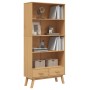 4-level OLDEN solid pine wood shelf in brown color by , Bookcases and shelves - Ref: Foro24-358612, Price: 215,22 €, Discount: %