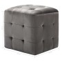 Mesitas de noche 2 unidades terciopelo gris 30x30x30 cm de vidaXL, Mesitas de noche - Ref: Foro24-249017, Precio: 81,12 €, De...