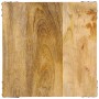 Mesa auxiliar de madera maciza de mango y hierro 45x45x50 cm de , Mesas auxiliares - Ref: Foro24-372734, Precio: 53,32 €, Des...