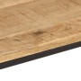 Mesa consola madera maciza mango rugosa y hierro 90x30x75 cm de , Mesas auxiliares - Ref: Foro24-372729, Precio: 90,98 €, Des...