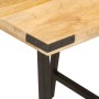 Mesa auxiliar de madera maciza de mango y hierro 45x45x50 cm de , Mesas auxiliares - Ref: Foro24-372734, Precio: 53,32 €, Des...