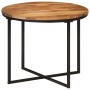 Solid acacia wood and iron coffee table 35x35x30 cm by , Coffee table - Ref: Foro24-372741, Price: 67,35 €, Discount: %