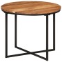 Solid acacia wood and iron coffee table 35x35x30 cm by , Coffee table - Ref: Foro24-372741, Price: 67,35 €, Discount: %