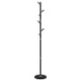 Iron coat rack with black powder coating, 175 cm by , Hat and coat racks - Ref: Foro24-377103, Price: 33,55 €, Discount: %