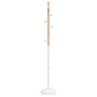 White powder-coated iron coat rack, 177 cm by , Hat and coat racks - Ref: Foro24-377086, Price: 32,02 €, Discount: %