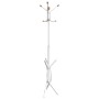 Iron coat rack with white powder coating, 176 cm by , Hat and coat racks - Ref: Foro24-377084, Price: 25,20 €, Discount: %