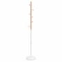 White powder-coated iron coat rack, 177 cm by , Hat and coat racks - Ref: Foro24-377086, Price: 32,02 €, Discount: %