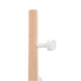 White powder-coated iron coat rack, 177 cm by , Hat and coat racks - Ref: Foro24-377086, Price: 32,02 €, Discount: %