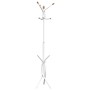 Iron coat rack with white powder coating, 176 cm by , Hat and coat racks - Ref: Foro24-377084, Price: 25,20 €, Discount: %