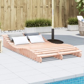 Solid Douglas wood sun lounger 205x110x31.5 cm by , Loungers - Ref: Foro24-832591, Price: 179,47 €, Discount: %