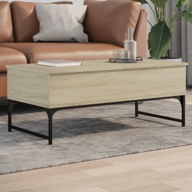 Couchtisch Holzwerkstoff Metall Eiche Sonoma 100x50x40cm von , Couchtisch - Ref: Foro24-845377, Preis: 72,99 €, Rabatt: %