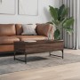 Engineered wood and metal oak brown coffee table 100x50x40cm by , Coffee table - Ref: Foro24-845380, Price: 76,15 €, Discount: %