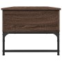 Engineered wood and metal oak brown coffee table 100x50x40cm by , Coffee table - Ref: Foro24-845380, Price: 76,15 €, Discount: %