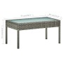 Set de muebles de jardín 5 pzas y cojines ratán sintético gris de vidaXL, Conjuntos de jardín - Ref: Foro24-45790, Precio: 31...