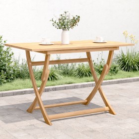 Folding solid acacia wood garden table 120x70x75 cm by , Garden tables - Ref: Foro24-365745, Price: 117,07 €, Discount: %