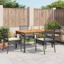 5-teiliges Gartenmöbel-Set mit Kissen synthetisches Rattan schwarz von , Gartensets - Ref: Foro24-3213562, Preis: 379,67 €, R...