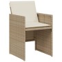 Gartenstühle und Tisch 3 Stück synthetisches Rattan Kissen beige von , Gartensets - Ref: Foro24-365069, Preis: 175,55 €, Raba...