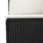 Set Gartensofas 10 Stück Kissen synthetisches Rattan schwarz von , Modulare Sofas für den Außenbereich - Ref: Foro24-3224712,...