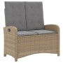 Garten-Esszimmergarnitur mit Kissen 4-teilig synthetisches Rattan beige von , Gartensets - Ref: Foro24-3277372, Preis: 584,95...