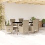 7-piece garden dining set with beige synthetic rattan cushions by , Garden sets - Ref: Foro24-3277578, Price: 590,37 €, Disco...